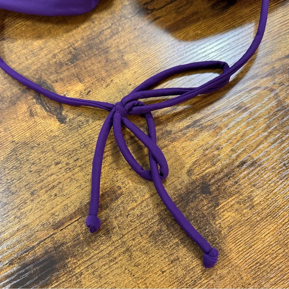 Victoria's Secret Very Sexy Bandeau Twist Bikini Top, Eggplant Purple, 34D